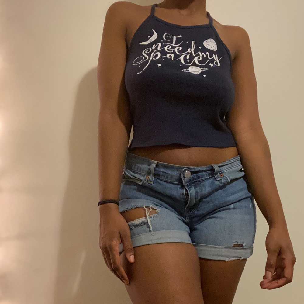 “I need my space” crop top.